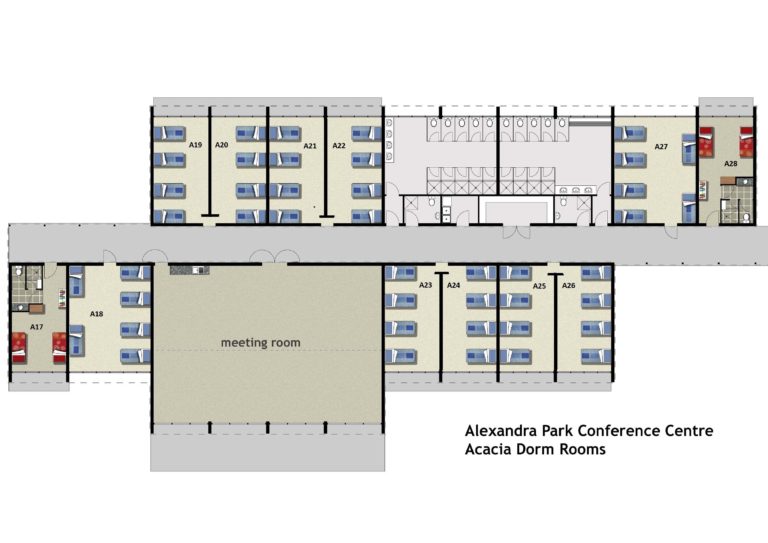 Floorplanacacia_rev Alex Park Conference Centre